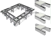 Support de rail de guidage en plastique pour système de convoyeur YA-VA / Support de convoyeur pour montage sur rail de guidage