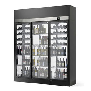 Réfrigérateur combiné refroidisseur de vin haut de gamme étagères de luxe de grande capacité réfrigérateur à vin 100 bouteilles - Product Image 2