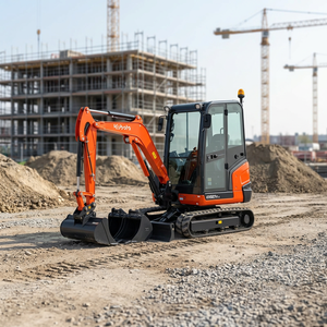 Mini-excavatrice sur chenilles Kubota KX027-4 à vendre, machine de construction prête à être expédiée - Product Image 3