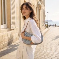 Sac bandoulière de luxe pour femme avec chaîne à boutons métalliques, nouveau style décontracté et tendance, logo personnalisé, grands sacs à main pour femme, voyage