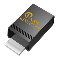 Nouveau stock BZT52C18W Patch diode sérigraphie WL SOD-123FL paquet 18V impression WL puissance 0.5W régulateur de tension diode