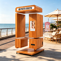 Photomaton modulaire personnalisable pour événements et fêtes, machine à photos avec imprimante, possibilité de personnalisation de la couleur