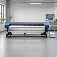 Mesin Cetak UV Roll to Roll Komersial 320cm dengan Dua Head I3200 dan Sistem Pengambilan Otomatis untuk Papan Reklame