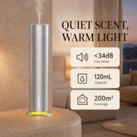 Diffuseur d'arômes moderne pour la maison, sans eau, rechargeable, silencieux, pour le bureau