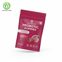 Gummies Probiotiques pour Femmes Adultes Canneberge 5 Milliards UFC - OEM ODM Santé Digestive et Osseuse Sans Gluten Supplément Céto 60 Unités