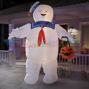 Decoraciones hinchables para fiestas al aire libre, para halloween, 10 pies, para hombre, malvavisco, 8 pies - Product Image 3