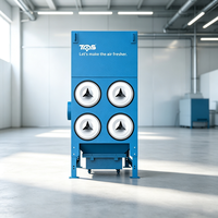 Sistema de Pulverización por Pulsos de 380V con 99.90% de Eficiencia, Filtro de Cartucho Ciclónico Industrial para Eliminación de Polvo en Trabajos de Carpintería
