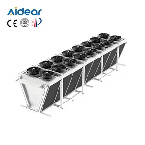 Aidear1500kw空冷コンデンサー熱交換器乾式空気冷却器コンピューターデータセンター用
