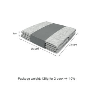 Cesta de Almacenamiento Ecológica de Fieltro para el Hogar y la Oficina, Estantería para Libros, Juguetes y Ropa - Product Image 5