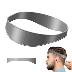 Adjustable Neckline Shaving Template and Hair Trimming Guide,Curved Silicone <b>Headband</b> for DIY Home Hair Trimming and Cutting - Product Image 2