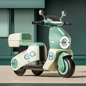 Nouvelle Moto Scooter à 3 Roues pour Enfants, Voiture Jouet Électrique 6V avec Lumières LED, Boîte de Rangement et Repose-Pieds C606, Tricycle Stable - Product Image 3