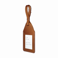 Nouvelle Housse de Protection de Luxe Tendance pour Apple AirTags en Cuir Véritable, Porte-Cartes pour Bagages, Idéale pour l'Aéroport et les Voyages