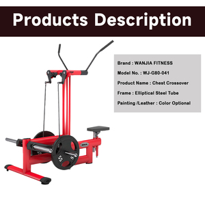 Appareil de <span class=keywords><strong>musculation</strong></span> en acier à double charge de poids pour l'exercice de croisement pectoral et le renforcement de la poitrine - Product Image 5