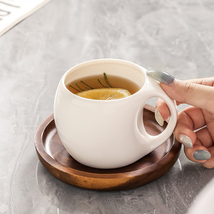 Juego <span class=keywords><strong>de</strong></span> tazas <span class=keywords><strong>de</strong></span> cerámica japonesas retro para desayuno, oficina, taza <span class=keywords><strong>de</strong></span> té y plato para café matutino - Product Image 1