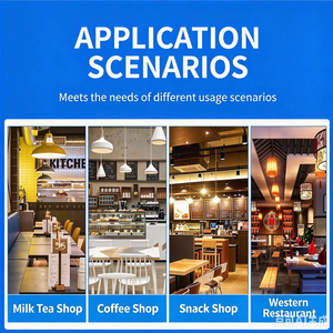 เครื่องทำไอศกรีมเจลาโต้แบบตั้งโต๊ะสำหรับร้านค้า ทำจากสแตนเลส พร้อมฝาครอบโดม - Product Image 2