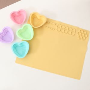 Silicone Drawing Mat Kids Placemat Promotional Custom Printing Silicone <b>Pad</b> Mat Silicone Craft Mat Non-stick Washable Art - Product Image 1