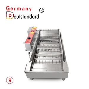 Máquina comercial de aperitivos con freidora automática de 4 cavidades para hacer pasteles y donas de masa fermentada - Product Image 2
