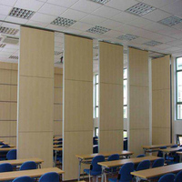 Prix direct d'usine, séparateur de pièce de bureau, écran coulissant pliable, cloison acoustique de bureau mobile et pliable