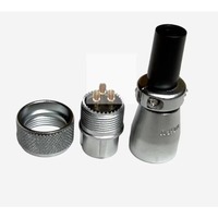 WS16K3BZ WEIPU 3B Contacts Metal Panel Mount Aviation Socket Zinc Alloy Thread Lock Circular Connector For Automation Equipment