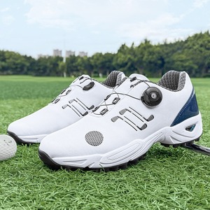 Men Women New <b>Golf</b> Shoes, Waterproof Comfort Breathable Sports <b>Golf</b> Sneakers with Fixed Cleats & Fast Lacing Buttons - Product Image 1
