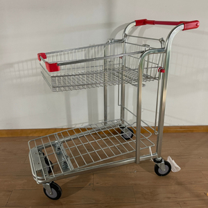 तह भारी शुल्क रसद गोदाम डेक ट्राली कार्गो गोदाम ट्रक धातु ले जाने ट्राली - Product Image 1