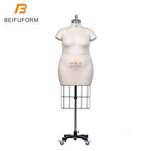 Beifuform-Maniquí <span class=keywords><strong>de</strong></span> medio cuerpo para mujer, modelo femenino <span class=keywords><strong>de</strong></span> <span class=keywords><strong>costura</strong></span>, tamaño grande, busto y cadera, para Sastre profesional, talla grande 24 - Product Image 6