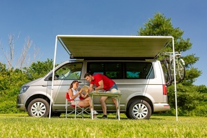 <span class=keywords><strong>Auvent</strong></span> <span class=keywords><strong>de</strong></span> voiture rétractable Soleflex Full Cassette Campers Factory, accessoires <span class=keywords><strong>de</strong></span> camping en plein air imperméables pour les voyages en famille - Product Image 2