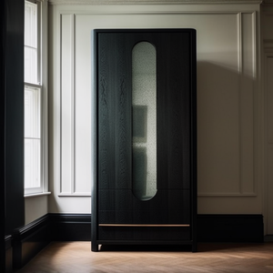 <span class=keywords><strong>Mme</strong></span> Woods Armoire italienne de luxe de style antique en chêne naturel au design simple Armoire de chambre à coucher - Product Image 1