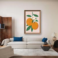 Kit de peinture acrylique par numéros HJ Painting Customs DIY, fruits et fleurs écologiques, avec toile de peinture sans cadre