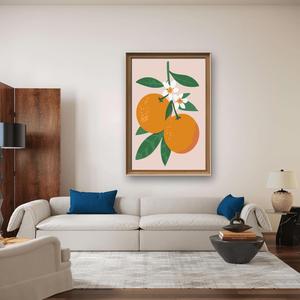 طقم رسم بالأرقام من HJ <span class=keywords><strong>Painting</strong></span> Customs صديق للبيئة بتصميم فواكه وزهور مع قماش للرسم بدون إطار - Product Image 2