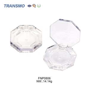 Boîtier vide pour fard à paupières individuel, blush et blush crème, avec logo personnalisé, en cristal octogonal - Product Image 4