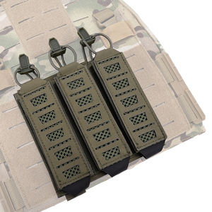 Bolsa Táctica Rápida para Cargadores con Sistema Molle, Correas Elásticas de Retención para Chaleco de Caza y Plataforma de Pecho con Tecnología de Gancho y Bucle - Product Image 1