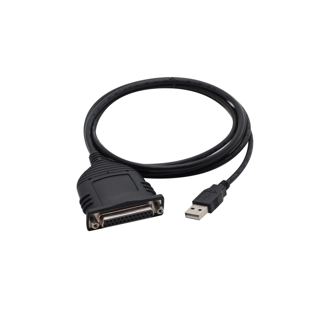 Custom USB 2.0 Type a to DB-25 Female Serial Parallel Cable Adapter for Laptop Use RoHS Certified 12-Month Warranty