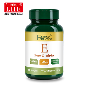 Cápsulas blandas personalizadas de vitamina E 500 mg (1000 UI) de Shecome para apoyo antioxidante y de la piel para adultos, suplemento dietético de vitamina E. - Product Image 2