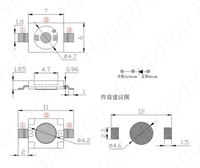 850nm 2W SMD Diode VCSEL Puce Laser Vision nocturne infrarouge personnalisée Éclairage nouvel état