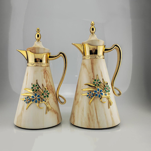 Bình Cà Phê Ả Rập 0,7L + 1,0 L Hàng Mới Về Bình Cà Phê Ả Rập Chân Không Cách Nhiệt Bằng Thủy Tinh Cơ Thể Bộ Bình Đựng Cà Phê Dallah - Product Image 1