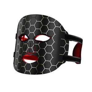 Profesyonel Led yüz maskesi silikon yüz maskesi kadınlar için 7 renk Led yüz maskesi kullanın