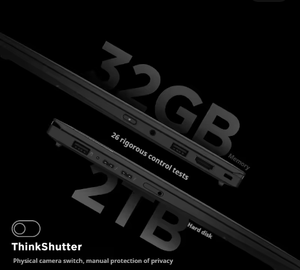 Nouveau Design Lenovo <span class=keywords><strong>ThinkPad</strong></span> X1 Carbon Aura AIPC Lumière Ordinateur Portable 14 "2880*1800 Ultra 7-258V 32GB + 1TB Haute Performance Bureau Notebook - Product Image 6
