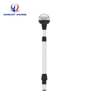 Feux de navigation LED 12VDC pour yacht, tubes télescopiques en aluminium insérables, 28-44 pouces, matériel marin - Product Image 2