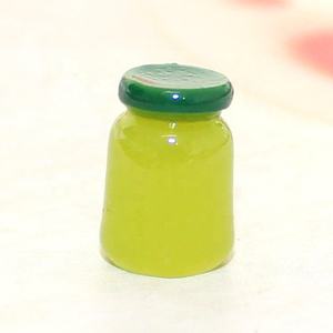 Abalorios de resina 3D con forma de tarro de mermelada y miel, cabujones, colgantes decorativos para la fabricación de joyas DIY, pendientes, manualidades y regalos - Abalorio de slime con forma de comida - Product Image 3