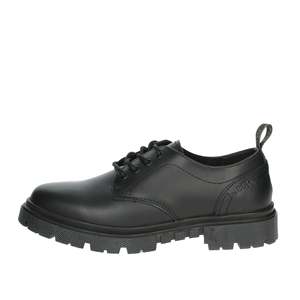 Chaussures Oxford à lacets pour homme Jeep, noires, taille 43, semelle extérieure en caoutchouc antidérapante, chaussures de bureau et de carrière - Product Image 1