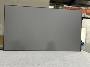 Pantalla de Proyección Wupro de 100 Pulgadas, PET Suave, Negra, Cristal, con Ganancia Mejorada, 4K UHD ALR CLR, Marco Fijo, Gran Venta - Product Image 2