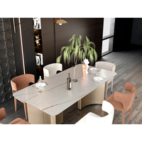 Carreaux de sol en céramique effet pierre + Table à manger Table basse Mur de fond Surface mate Salon Escalier Utilisation extérieure