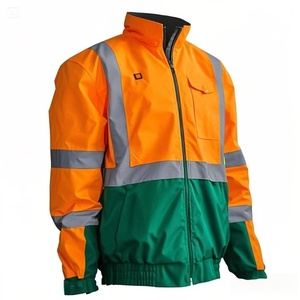 AQTQ Soft Shell Heating <strong>Jackets</strong> Clothing Outwear Work <strong>Safety</strong> Heater Men Coats Waterproof Insulated Heated Hi Vis <strong>Jacket</strong> - Product Image 1