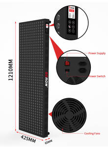 Dispositivo Médico de Terapia Infravermelha de Alta Potência SGROW 2400W Terapia com Luz Vermelha LED - Product Image 5