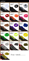Lacets plats élastiques sans nœud avec boucle métallique à vis, lacets extensibles pour baskets et chaussures décontractées