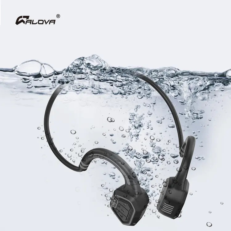 अमेज़न पानी के नीचे हड्डी चालन mp3 पानी के सबूत वायरलेस हेडसेट IPX8 तैराकी ईरफ़ोन निविड़ अंधकार ब्लूटूथ headphones