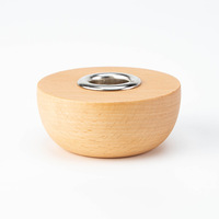 Tapa Difusora Personalizada de Madera de Fresno, Tapa Personalizable para Botella de Aceite Esencial, Cierre de Madera OEM para Envases de Fragancias