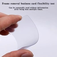 Outil de réparation d'écran de téléphone en plastique ultra-fin et flexible, carte de démontage transparente pour la réparation d'écrans LCD de téléphones portables et tablettes