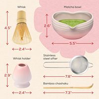 Ensemble de Matcha de Luxe en Céramique de Haute Qualité avec Fouet Chasen et Bol Personnalisé – Vente en Gros
